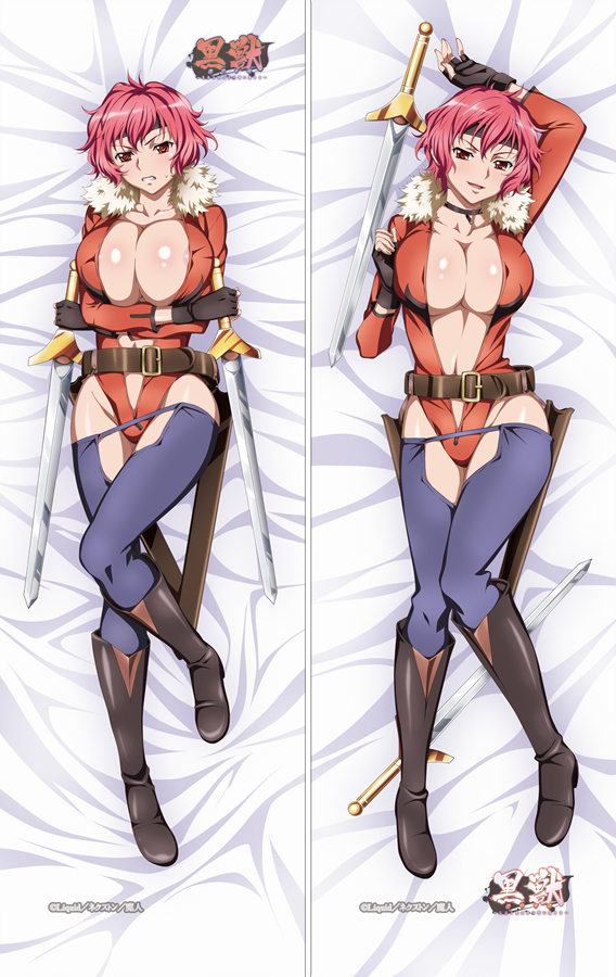 Kuroinu - Kedakaki Seijo wa Hakudaku ni Somaru -Maia Anime Dakimakura Pillow Cover